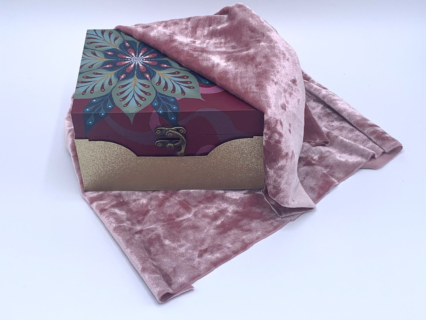 THE ANDREW Hand-Painted Memory Box — Designed for keepsakes, personal treasures, and items that deserve a special place