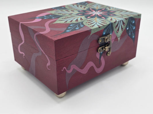 THE ANDREW - Abstract Floral Design in Green (Medium)