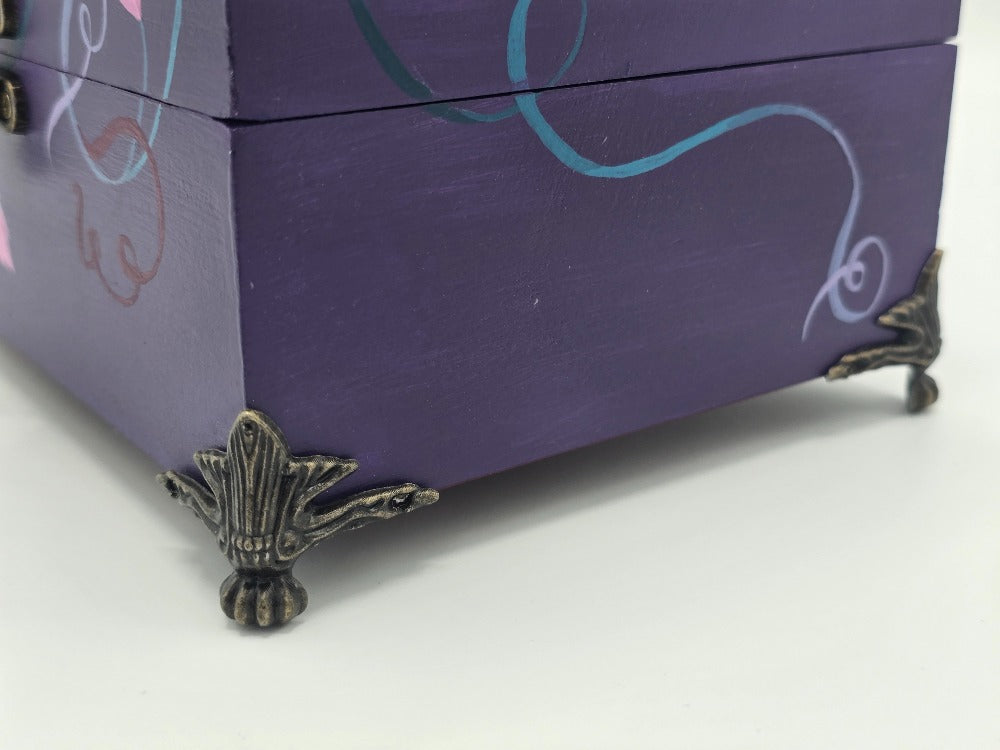 THE EMILY - Kaleidoscopic Floral Design in Turquoise (Medium)