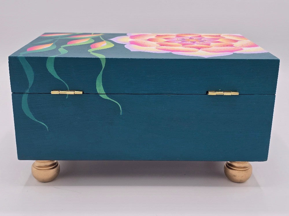 THE GEMIMA - Abstract Floral Design in Pink (Large)