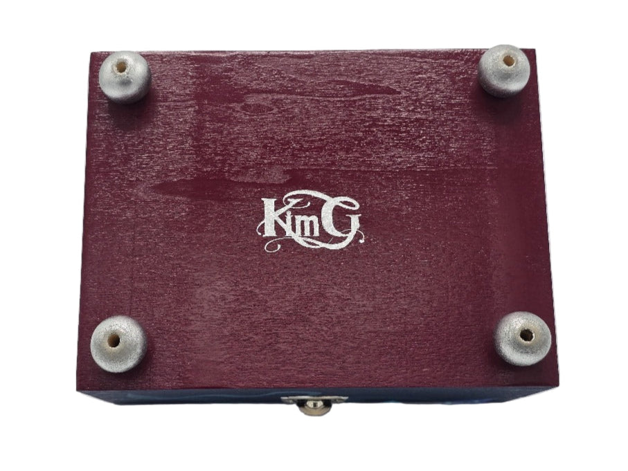 THE NICHOLAS - Abstract Floral Design in Blue (Medium)