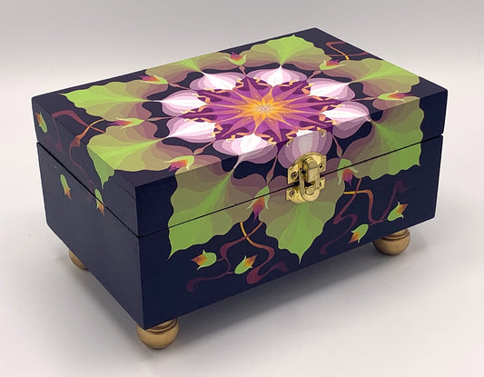 THE TEDDY  Hand-Painted Jewelry & Memory Box — Perfect for jewelry, letters, special gifts, and treasured family heirlooms