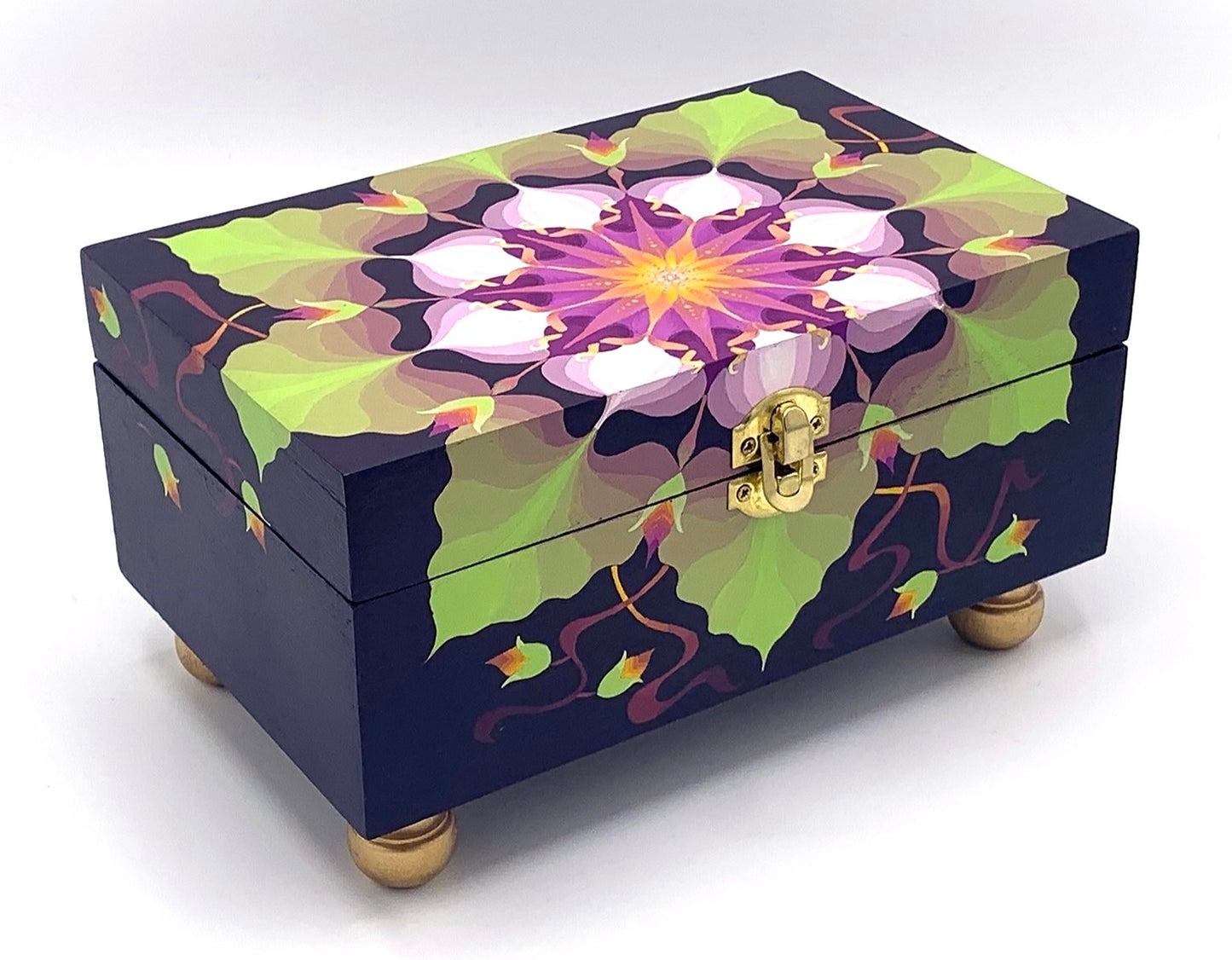 THE TEDDY  Hand-Painted Jewelry & Memory Box — Perfect for jewelry, letters, special gifts, and treasured family heirlooms