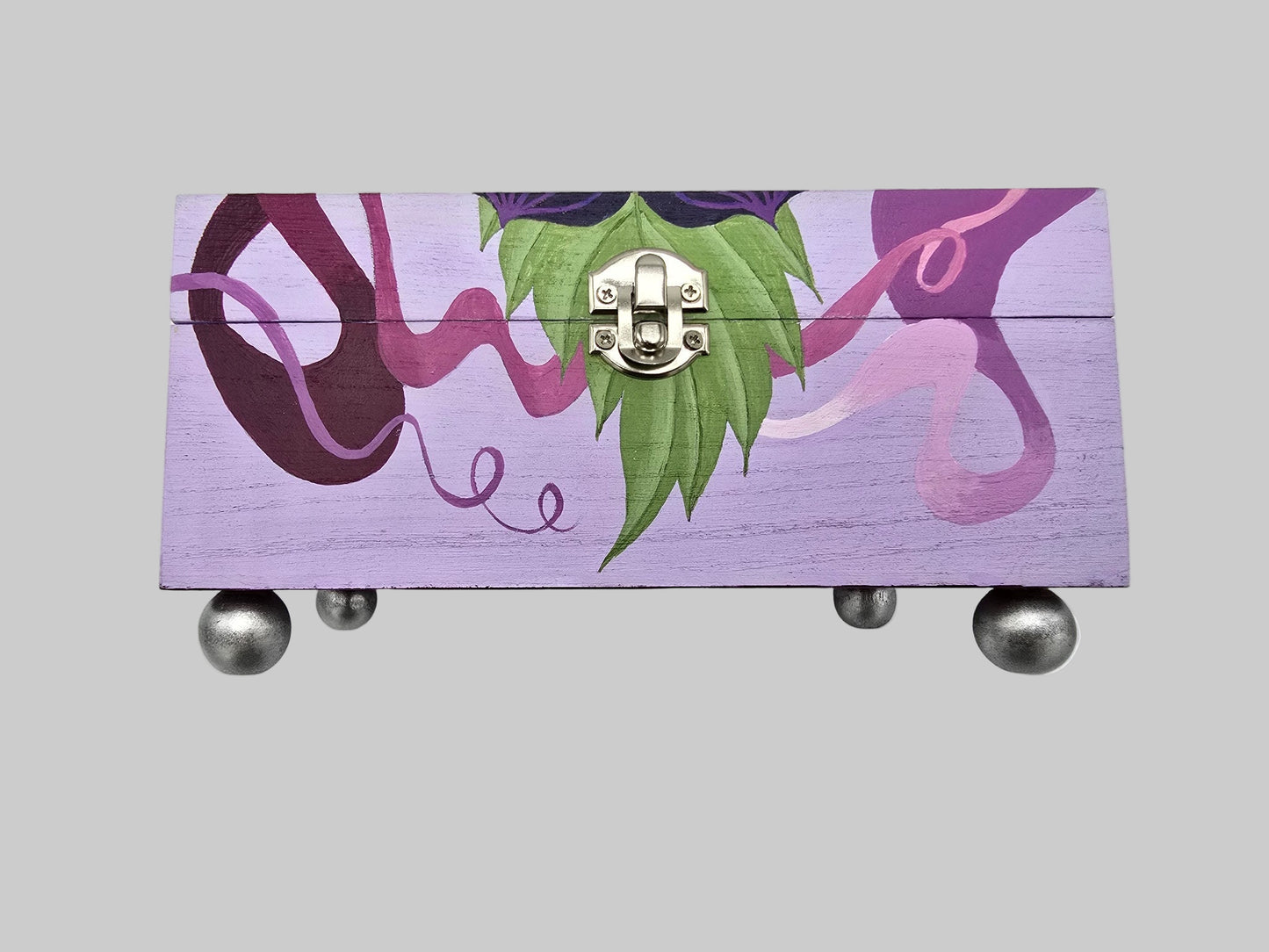 THE UNA MAY - Kaleidoscopic Floral Design in Purple (Large)