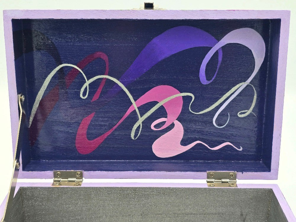 THE UNA MAY - Kaleidoscopic Floral Design in Purple (Large)